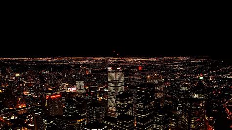 City Lights Wallpaper - Night City Top View