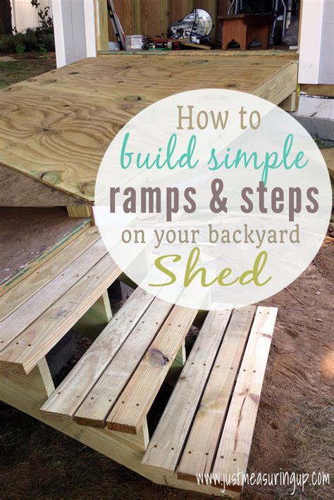 Diy Wood Shed Ramp / Storage Shed Ramps Shed Ramp Diy Shed Ramp Diy ...