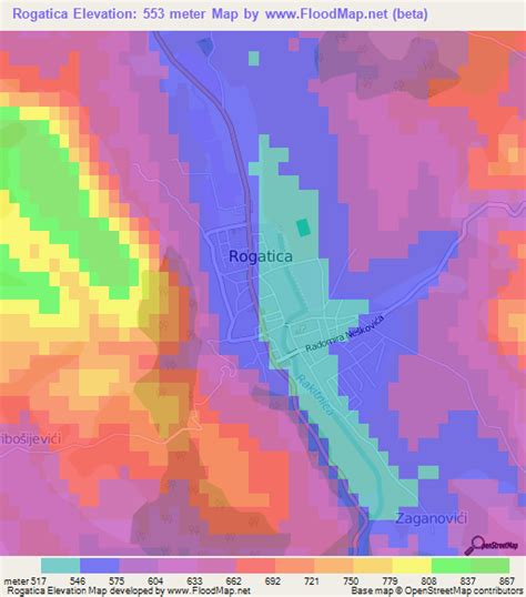 Elevation of Rogatica,Bosnia and Herzegovina Elevation Map, Topography ...