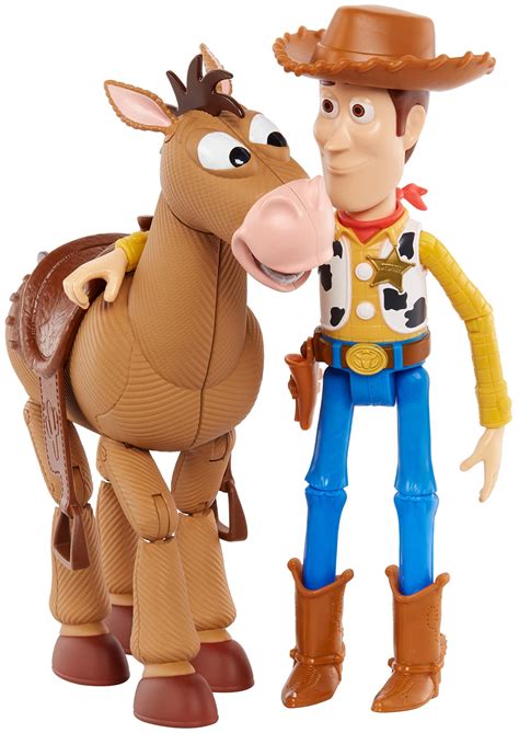 Buy Mattel Disney Pixar Toy Story 4 Woody and Bullseye 2-Character Pack ...