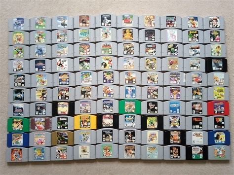 Here's my collection of 100 Nintendo 64 games. : n64