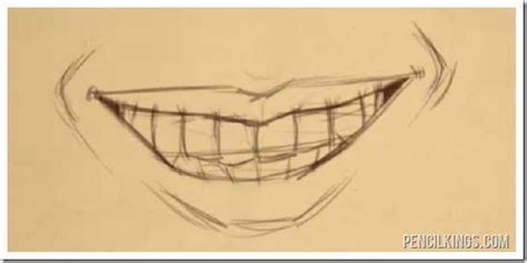 How To Draw Male Lips Smiling One of the harder expressions to draw is ...