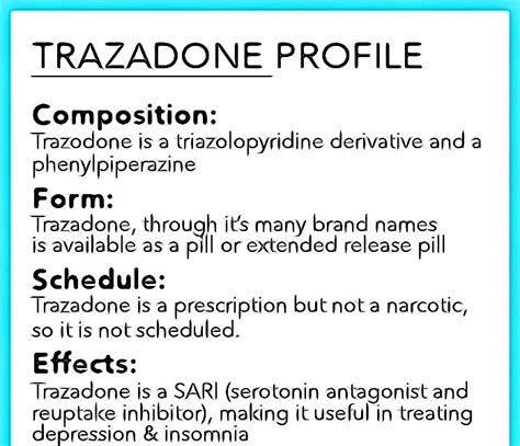 Trazodone Withdrawal Side-Effects - American Drug Rehabs