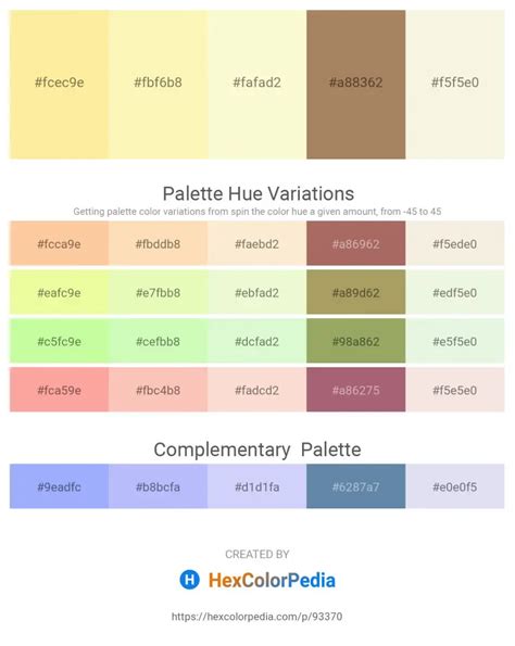 3694 Beige Color Schemes | Hexcolorpedia