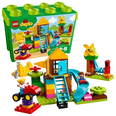 LEGO DUPLO My First Large Playground Brick Box 10864 - Walmart.com ...