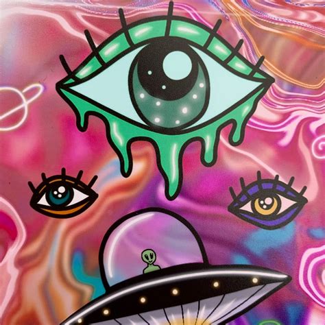 Innerspace Trippy Artwork Psychedelic Art Alien Art PRINT | Etsy