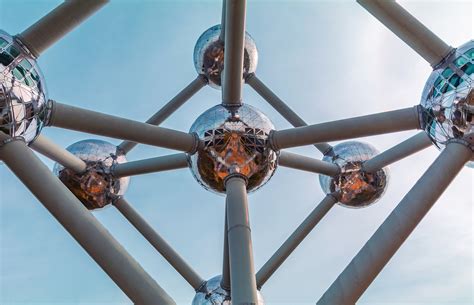 Download free photo of Atomium, belgium, architecture, atom, landmark ...