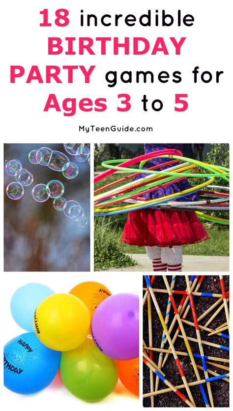 18 Incredible Birthday Party Games for Ages 3 to 5