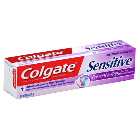 Colgate Sensitive Teeth and Cavity Protection Maximum Strength ...