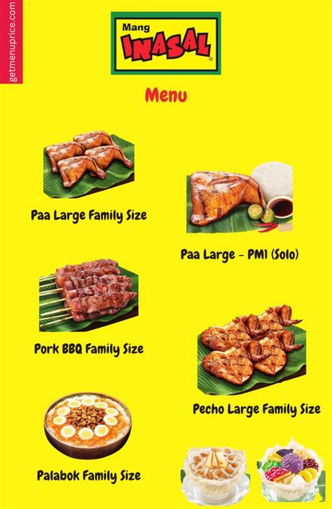 Mang Inasal Menu Price Philippines [Updated March 2024]