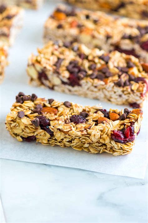 Soft and Chewy Granola Bars Recipe