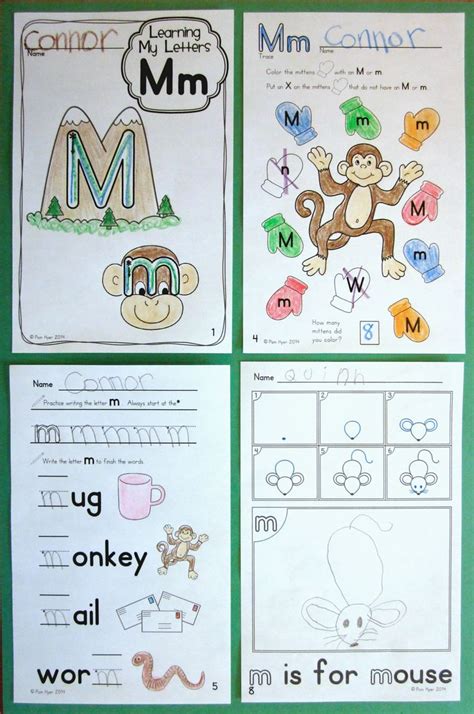 Alphabet Activities: Learning My Letters [Mm] | Letter activities ...