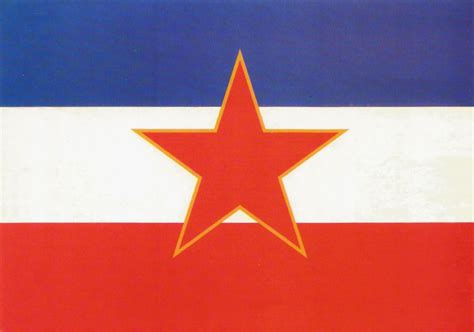 Postcards on My Wall: Flag of Yugoslavia from Montenegro