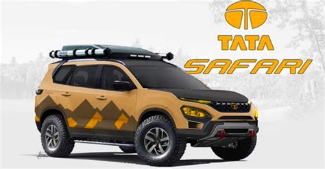 Tata Safari rendered as an off-road camper