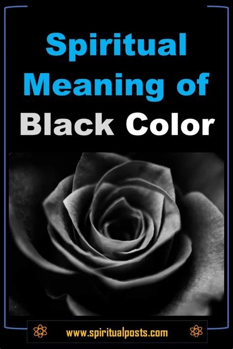 Color Black Spiritual Meaning, Representation, Symbolism | Spiritual Posts