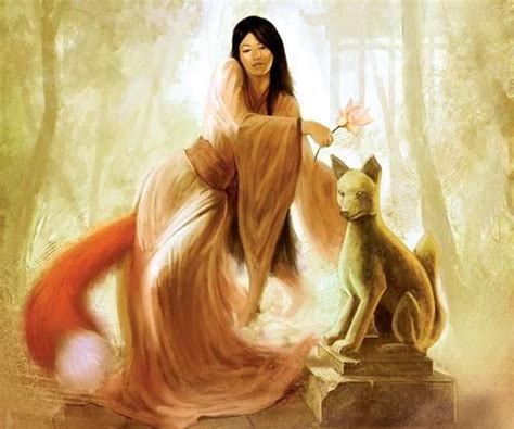 Huli Jing | Fox spirit, Fantastic fox, Mythological creatures