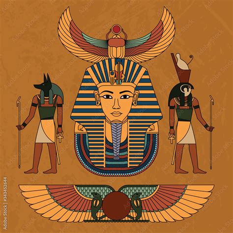 Vector illustration symbols of ancient Egypt. Stock Vector | Adobe Stock