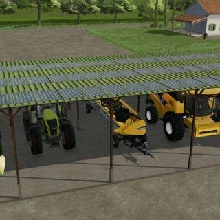 Shed Solar Panels Package v1.1 FS22 Mod | Farming Simulator 22 Mod