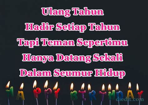 60 Ucapan Selamat Ulang Tahun buat Teman & Pantun Lucu | diedit.com