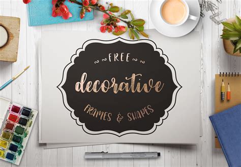 Fancy Decorative Shapes Bundle Freebie | Starsunflower Studio Blog