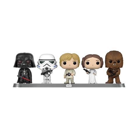 Funko Pop! Vinyl: Star Wars - Darth Vader, Stormtrooper, Luke Skywalker ...