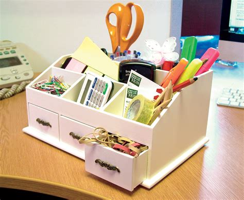 Easy Wooden Desk Tidy - canvas-goose