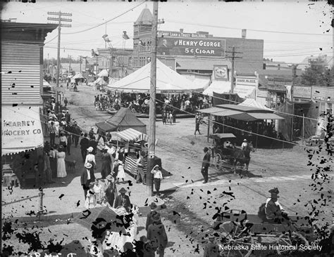 Street fair in Kearney, Nebraska, 1901. Solomon Butcher, Photographer ...