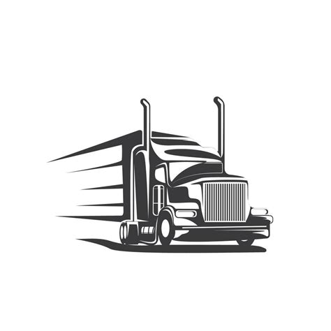 Truck Logo. Vector Illustration Good For Mascot Or Logo For Freight ...