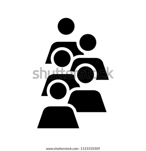 Headcount Icon Vector Illustration Stock Vector (Royalty Free) 1123310309