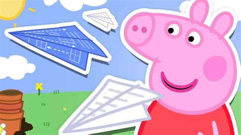 Peppa Pig Flies an Paper Plane ? ️ Peppa Pig Official Channel ...