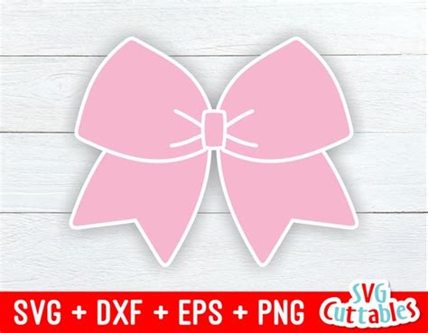 bow Cricut Cheer Bow Cut File PNG cheerleading SVG Sihouette Cameo pink ...