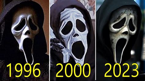 Evolution of Ghostface in Movies w/ Facts 1996-2023 (Scream)