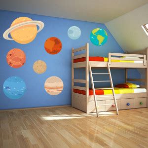 Planet Wall Decals | Space Wall Stickers | Wall Decal World