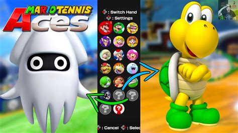 Mario Tennis Aces - How to Unlock The SECRET CHARACTERS! - YouTube