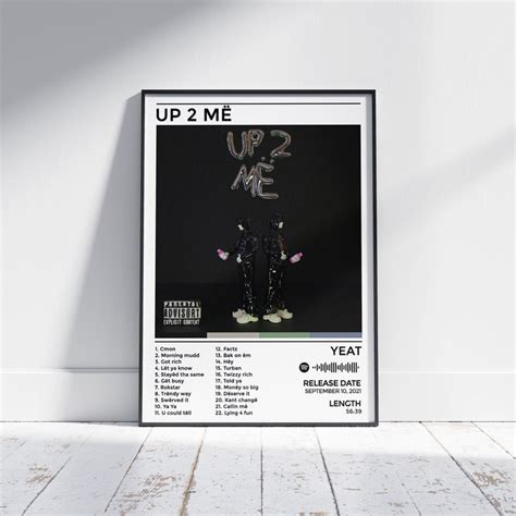 Yeat up 2 Me Album Poster / Music Poster / Printable Wall Art - Etsy