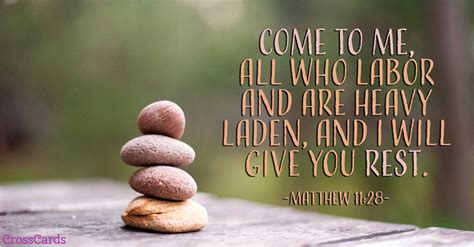 Free Matthew 11:28 eCard - eMail Free Personalized Scripture Online