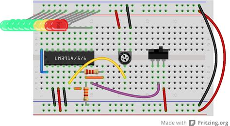 Simple Breadboard Circuit Diagram