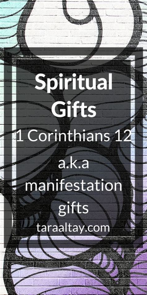 Spiritual Gifts-1 Corinthians 12 - Tara Altay