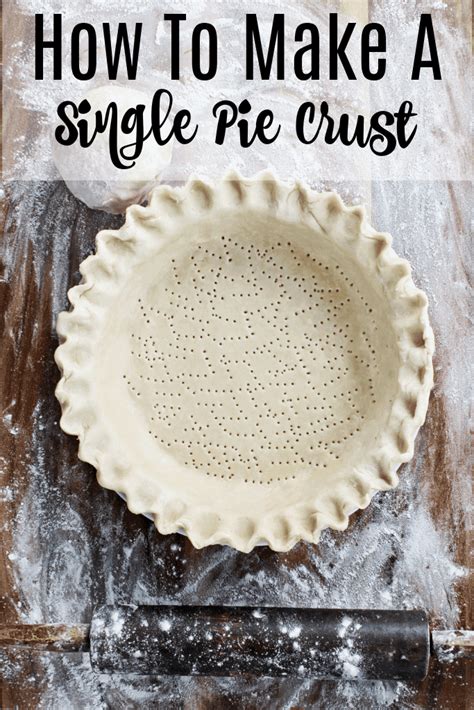 Single Pie Crust Recipe - Boston Girl Bakes