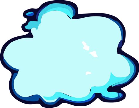 Blue cloud png graphic clipart design 24586566 PNG