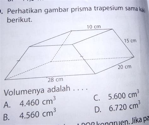 Terbaru 28+ Rumus Volume Trapesium