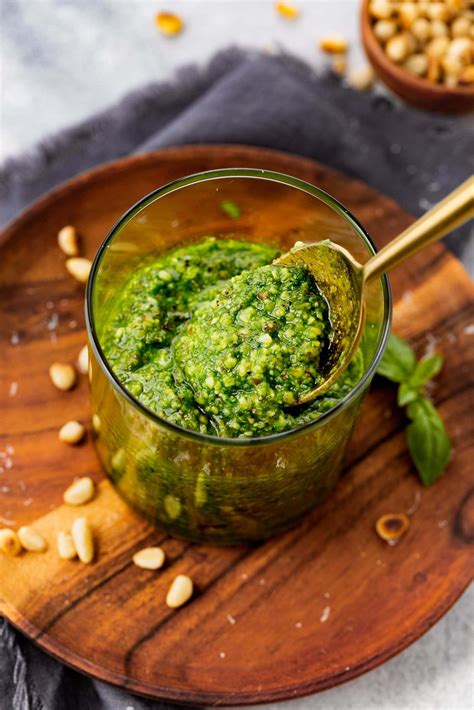 Classic Basil Pesto Sauce Recipe | Oh Sweet Basil