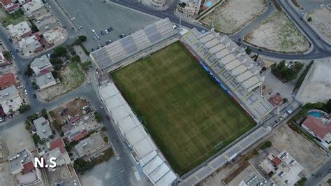 Anorthosis stadium from above by drone - YouTube