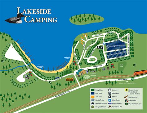 Lakeside Camping :: Site Map & Rules