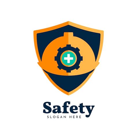 Premium Vector | Flat design safety logo template