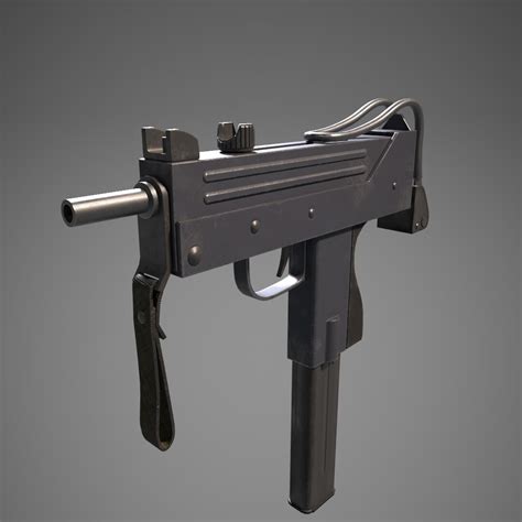 ArtStation - MAC-10 Submachine gun (Gameready) | Game Assets