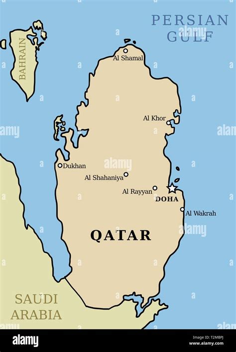 Qatar Map