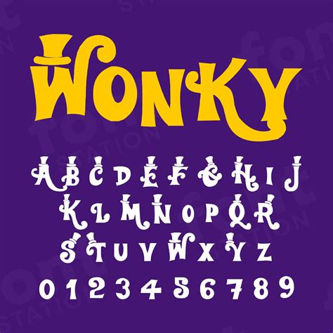 Willy Wonka Font - Instant Download