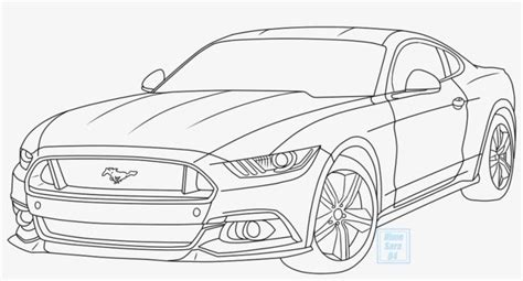 Download Mustang Car Drawing At Getdrawings - Mustang Drawing PNG image ...