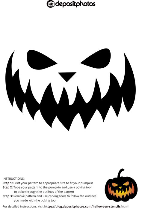 Pumpkin Faces (Pumpkin Stencil - Pumpkin Pattern - Pumpkin Template ...